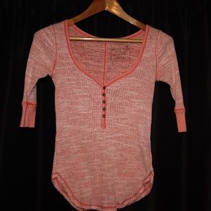 Free People half button up top